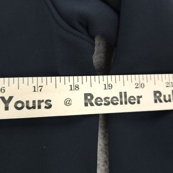 Under Armour Hoodie Womens Small Black Purple Coldgear Fitted Stretch - Picture 5 of 7